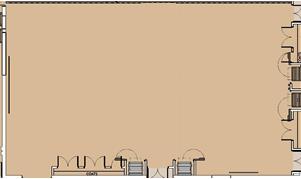 Map of Conference Hall East within the Lunda Center.