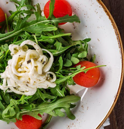 Plated salad