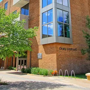 Outside view of the Kumm Center building