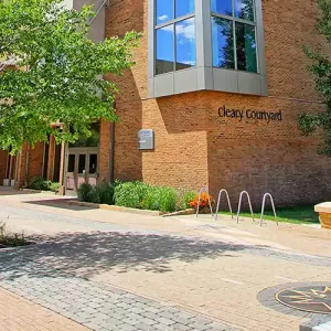 Outside view of the Kumm Center building