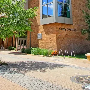 Outside view of the Kumm Center building