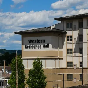 Outside view of Western's Residence Hall