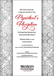 President's Reception Invitation