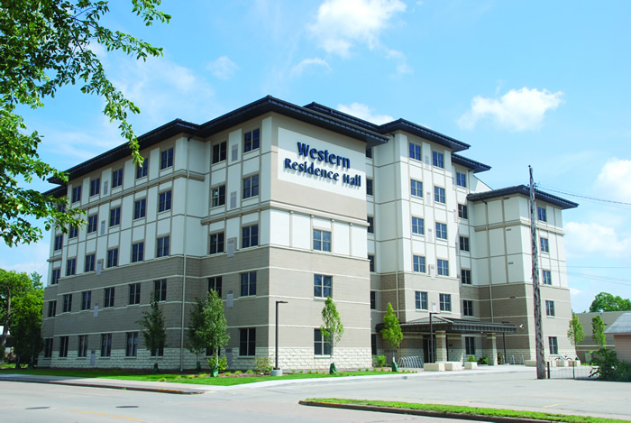 Western Residence Hall Exterior