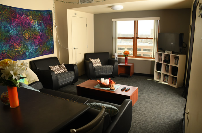 Residence Hall Living Room