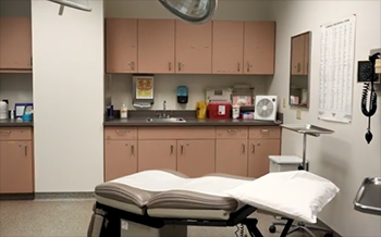 Clinic exam room
