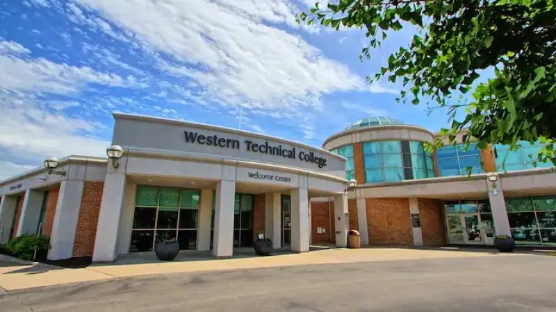 Western Technical College Building Entrance. 