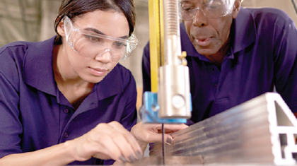 Apprentice and instructor