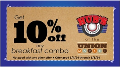 10% off any Breakfast Combo Coupon