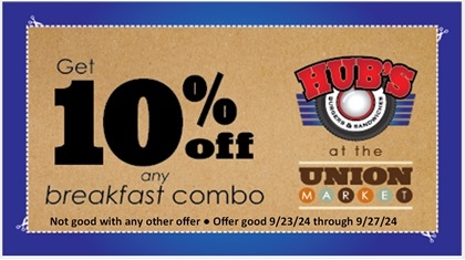 10% off any Breakfast Combo Coupon