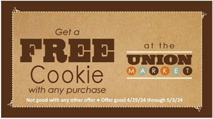 Get a Free Cookie with any Purchase