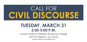 Call for Civil Discourse graphic