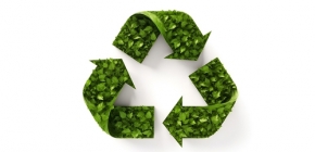 recycle logo with a twist recycle